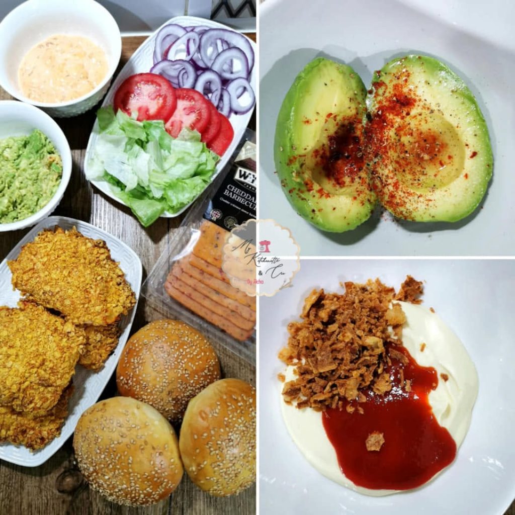 MEXICAN BURGER POULET 7