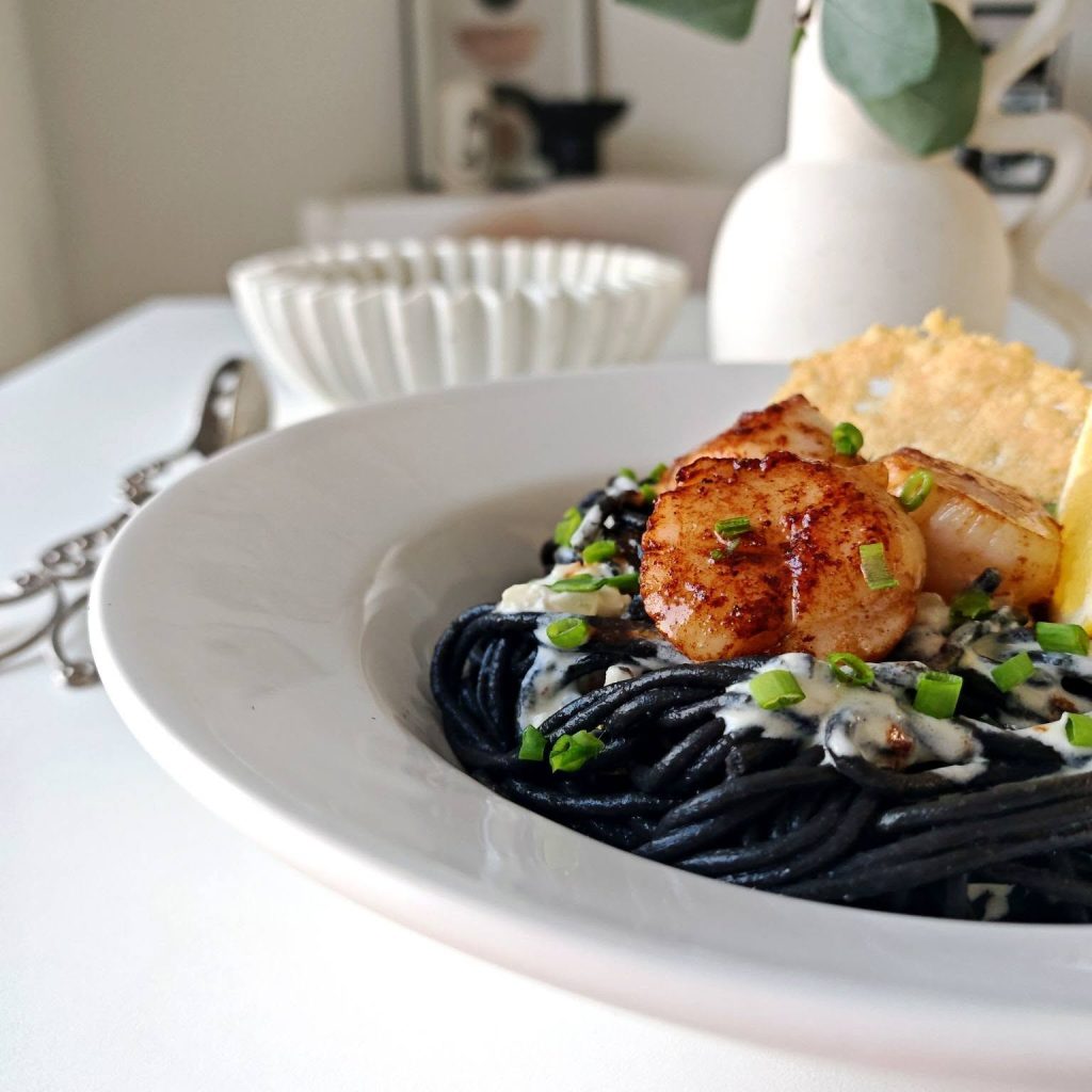 SPAGHETTI ENCRE DE SEICHE SAINT JACQUES 5
